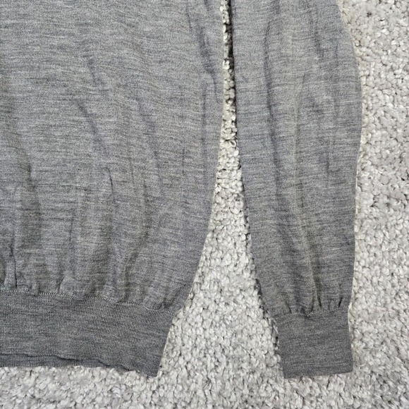 Suitsupply‎ Sweater Mens Extra Large Gray Pullover Sweatshirt Merino Wool Casual - Picture 2 of 13